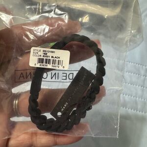 Marc by Marc Jacob’s Black Braided Bracelet